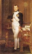 Jacques-Louis David Napoleon in his Study France oil painting artist